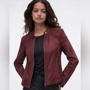 American Rag Maroon Bomber Jacket